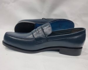 chaussure homme bleue
