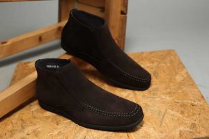chaussures montantes daim homme